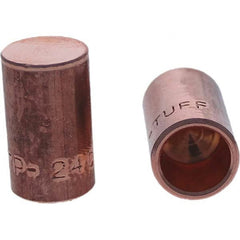 Tuffaloy - Spot Welder Tips For Use With: 4RW Cap Taper Electrode Holder Type: Female Cap C Nose (Flat) - Americas Tooling