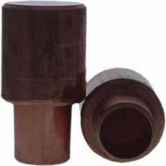 Tuffaloy - Spot Welder Tips For Use With: 7RW Cap Taper Electrode Holder Type: Male Cap C Nose (Flat) - Americas Tooling