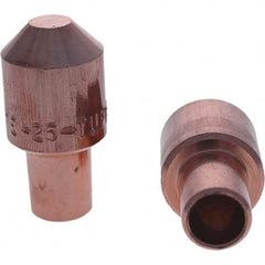 Tuffaloy - Spot Welder Tips For Use With: 5RW Cap Taper Electrode Holder Type: Male Cap E Nose (Truncated) - Americas Tooling