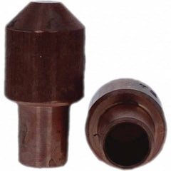 Tuffaloy - Spot Welder Tips For Use With: 7RW Cap Taper Electrode Holder Type: Male Cap E Nose (Truncated) - Americas Tooling