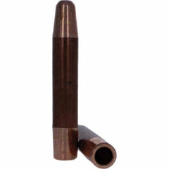 Tuffaloy - Spot Welder Tips For Use With: 5RW Electrode Holder Type: Straight Tip A Nose (Pointed) - Americas Tooling