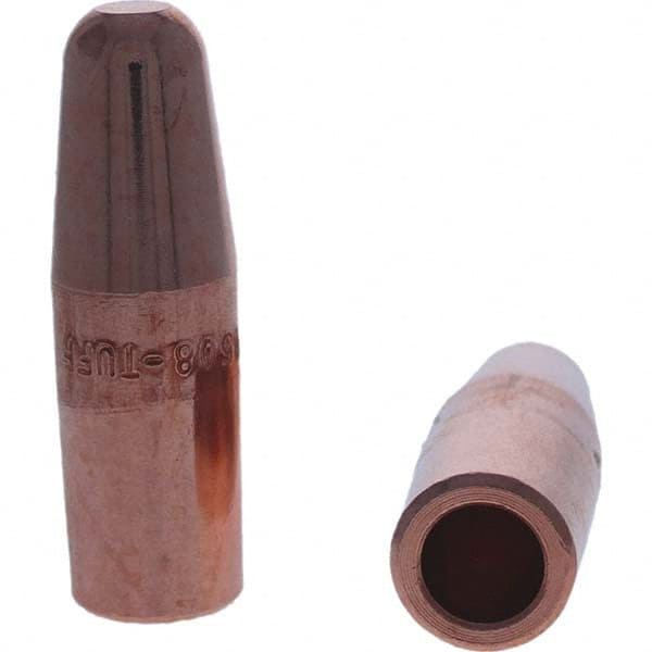 Tuffaloy - Spot Welder Tips For Use With: 5RW Electrode Holder Type: Straight Tip A Nose (Pointed) - Americas Tooling