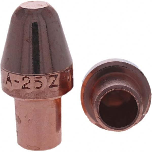 Tuffaloy - Spot Welder Tips For Use With: 5RW Cap Taper Electrode Holder Type: Male Cap A Nose (Pointed) - Americas Tooling