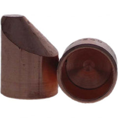 Tuffaloy - Spot Welder Tips For Use With: 6RW Cap Taper Electrode Holder Type: Female Cap D Nose (Offset) - Americas Tooling