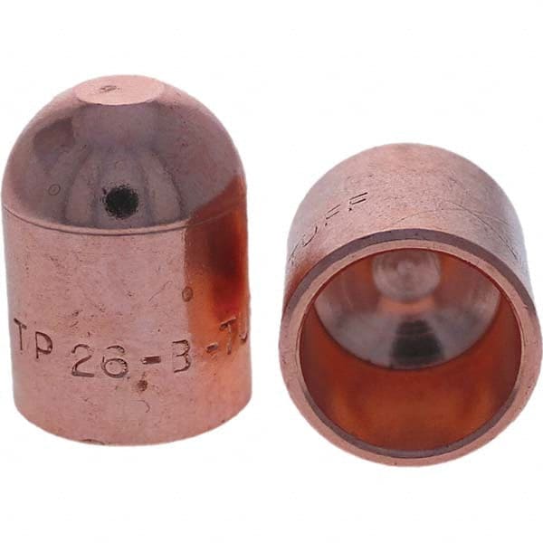 Tuffaloy - Spot Welder Tips For Use With: 6RW Cap Taper Electrode Holder Type: Female Cap B Nose (Dome) - Americas Tooling