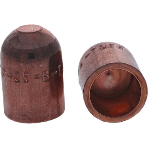 Tuffaloy - Spot Welder Tips For Use With: 5RW Cap Taper Electrode Holder Type: Female Cap B Nose (Dome) - Americas Tooling