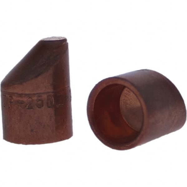 Tuffaloy - Spot Welder Tips For Use With: 5RW Cap Taper Electrode Holder Type: Female Cap D Nose (Offset) - Americas Tooling