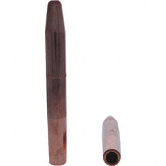 Tuffaloy - Spot Welder Tips For Use With: 4RW Electrode Holder Type: Straight Tip A Nose (Pointed) - Americas Tooling