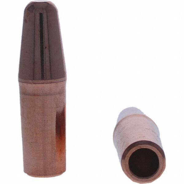 Tuffaloy - Spot Welder Tips For Use With: 4RW Electrode Holder Type: Straight Tip A Nose (Pointed) - Americas Tooling