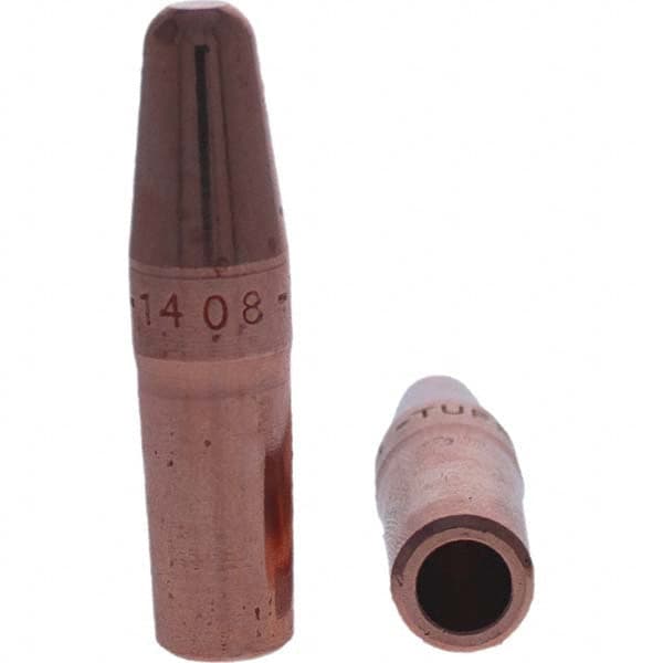 Tuffaloy - Spot Welder Tips For Use With: 4RW Electrode Holder Type: Straight Tip A Nose (Pointed) - Americas Tooling