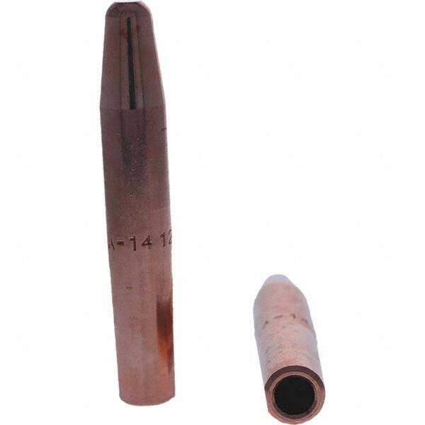 Tuffaloy - Spot Welder Tips For Use With: 4RW Electrode Holder Type: Straight Tip A Nose (Pointed) - Americas Tooling