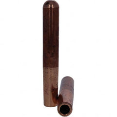 Tuffaloy - Spot Welder Tips For Use With: 4RW Electrode Holder Type: Straight Tip B Nose (Dome) - Americas Tooling