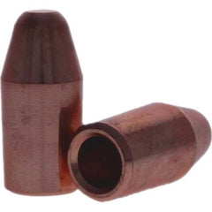 Tuffaloy - Spot Welder Tips For Use With: 4RW Electrode Holder Type: Straight Tip A Nose (Pointed) - Americas Tooling