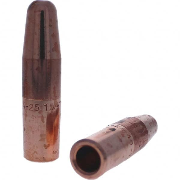 Tuffaloy - Spot Welder Tips For Use With: 7RW Electrode Holder Type: Straight Tip A Nose (Pointed) - Americas Tooling