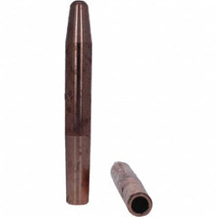 Tuffaloy - Spot Welder Tips For Use With: 4RW Electrode Holder Type: Straight Tip A Nose (Pointed) - Americas Tooling