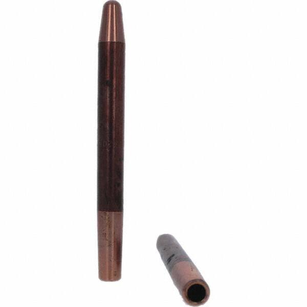 Tuffaloy - Spot Welder Tips For Use With: 4RW Electrode Holder Type: Straight Tip A Nose (Pointed) - Americas Tooling