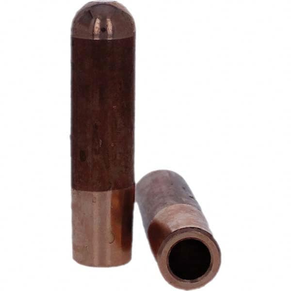 Tuffaloy - Spot Welder Tips For Use With: 5RW Electrode Holder Type: Straight Tip B Nose (Dome) - Americas Tooling