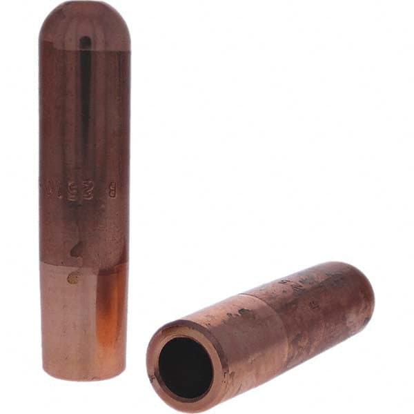 Tuffaloy - Spot Welder Tips For Use With: 5RW Electrode Holder Type: Straight Tip B Nose (Dome) - Americas Tooling