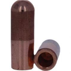 Tuffaloy - Spot Welder Tips For Use With: 5RW Electrode Holder Type: Straight Tip B Nose (Dome) - Americas Tooling