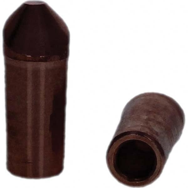 Tuffaloy - Spot Welder Tips For Use With: 4RW Electrode Holder Type: Straight Tip D Nose (Offset) - Americas Tooling