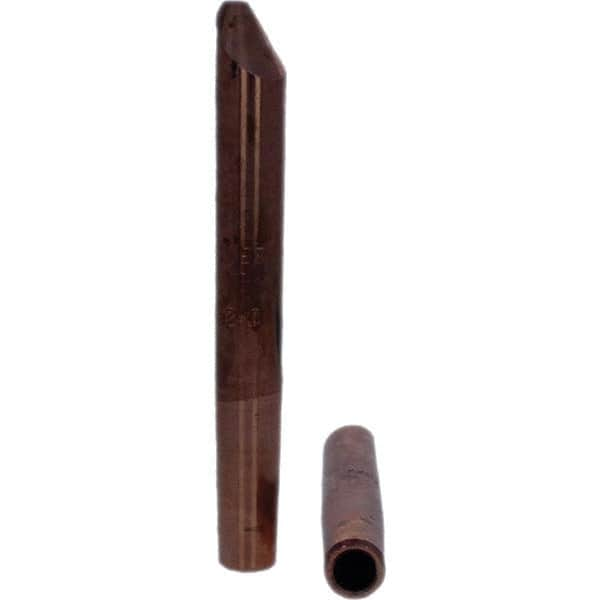 Tuffaloy - Spot Welder Tips For Use With: 4RW Electrode Holder Type: Straight Tip D Nose (Offset) - Americas Tooling