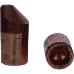 Tuffaloy - Spot Welder Tips For Use With: 5RW Electrode Holder Type: Straight Tip D Nose (Offset) - Americas Tooling