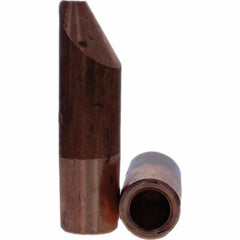 Tuffaloy - Spot Welder Tips For Use With: 5RW Electrode Holder Type: Straight Tip D Nose (Offset) - Americas Tooling