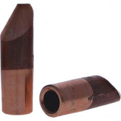 Tuffaloy - Spot Welder Tips For Use With: 6RW Electrode Holder Type: Straight Tip D Nose (Offset) - Americas Tooling