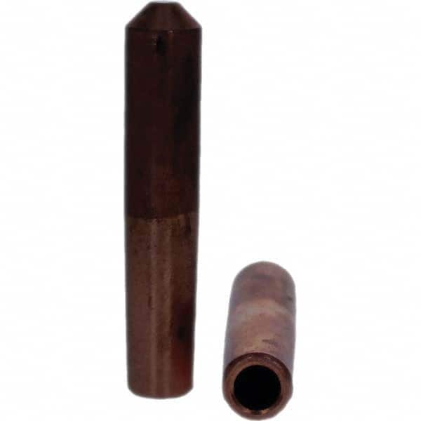 Tuffaloy - Spot Welder Tips For Use With: 4RW Electrode Holder Type: Straight Tip E Nose (Truncated) - Americas Tooling