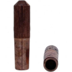 Tuffaloy - Spot Welder Tips For Use With: 4RW Electrode Holder Type: Straight Tip E Nose (Truncated) - Americas Tooling