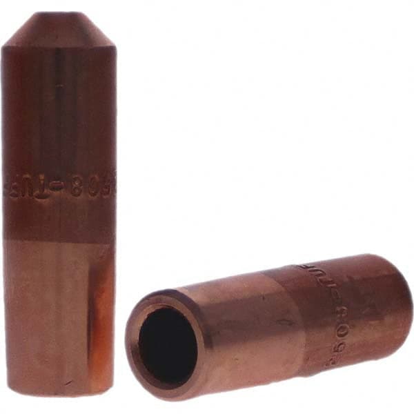 Tuffaloy - Spot Welder Tips For Use With: 6RW Electrode Holder Type: Straight Tip E Nose (Truncated) - Americas Tooling