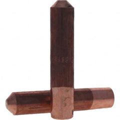 Tuffaloy - Spot Welder Tips For Use With: 5RW Electrode Holder Type: Straight Tip E Nose (Truncated) - Americas Tooling