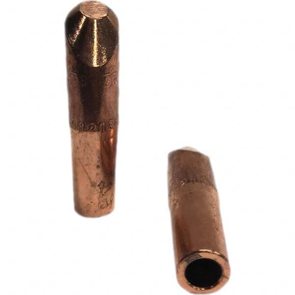 Tuffaloy - Spot Welder Tips For Use With: 4RW Electrode Holder Type: Straight Tip H Nose (Angled Offset) - Americas Tooling