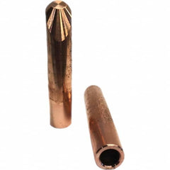 Tuffaloy - Spot Welder Tips For Use With: 5RW Electrode Holder Type: Straight Tip H Nose (Angled Offset) - Americas Tooling