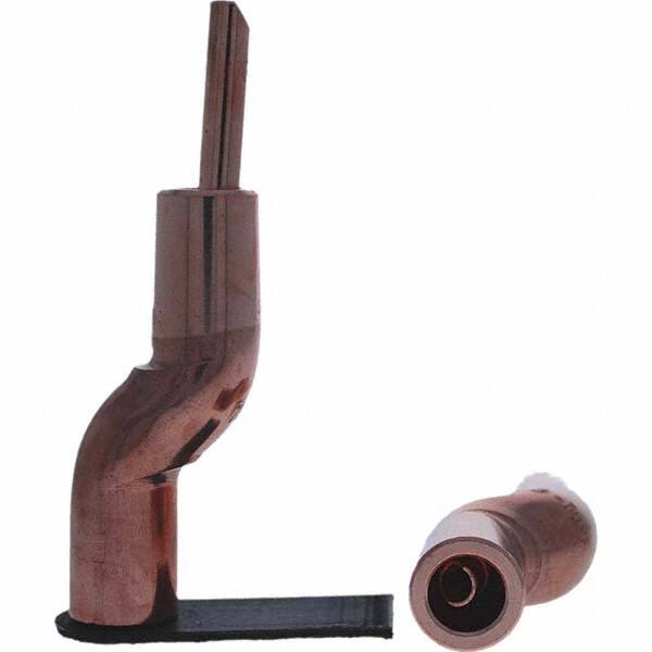 Tuffaloy - Spot Welder Tips For Use With: 5RW Electrode Holder Type: Bent Shank for 5RW Male Cap - Americas Tooling