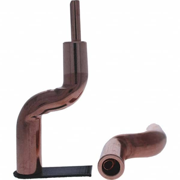 Tuffaloy - Spot Welder Tips For Use With: 5RW Electrode Holder Type: Bent Shank for 5RW Male Cap - Americas Tooling