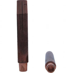 Tuffaloy - Spot Welder Tips For Use With: 6RW Electrode Holder Type: Straight Shank for 6RW Female Cap - Americas Tooling