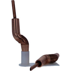 Tuffaloy - Spot Welder Tips For Use With: 4RW Electrode Holder Type: Double Bend Tip A Nose (Pointed) - Americas Tooling