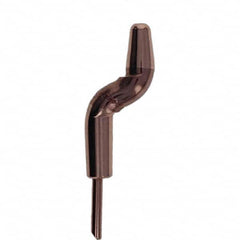 Tuffaloy - Spot Welder Tips For Use With: 4RW Electrode Holder Type: Double Bend Tip A Nose (Pointed) - Americas Tooling