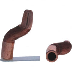 Tuffaloy - Spot Welder Tips For Use With: 5RW Electrode Holder Type: Double Bend Tip A Nose (Pointed) - Americas Tooling