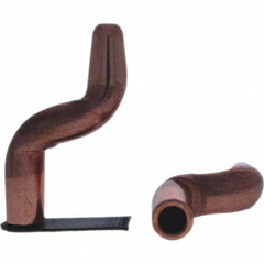 Tuffaloy - Spot Welder Tips For Use With: 5RW Electrode Holder Type: Double Bend Tip A Nose (Pointed) - Americas Tooling