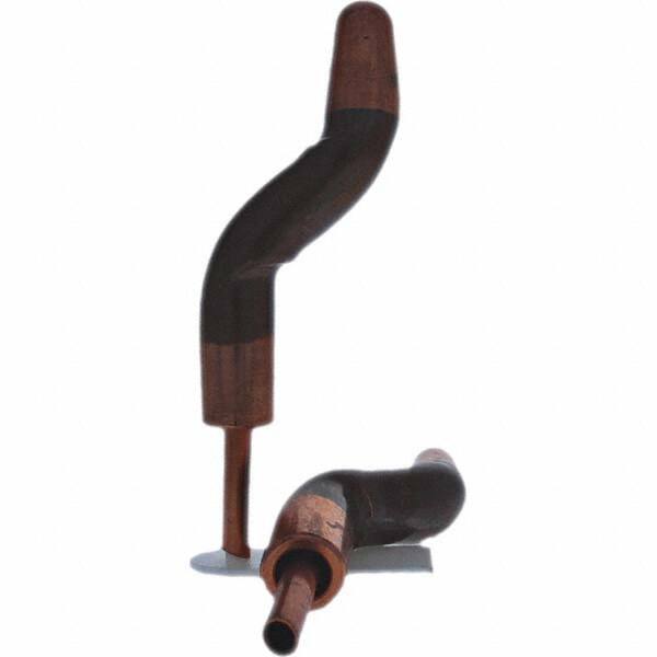 Tuffaloy - Spot Welder Tips For Use With: 5RW Electrode Holder Type: Double Bend Tip A Nose (Pointed) - Americas Tooling