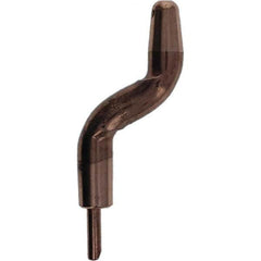 Tuffaloy - Spot Welder Tips For Use With: 5RW Electrode Holder Type: Double Bend Tip A Nose (Pointed) - Americas Tooling