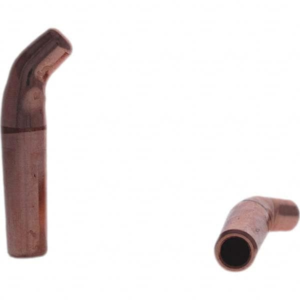 Tuffaloy - Spot Welder Tips For Use With: 4RW Electrode Holder Type: Single Bend Tip A Nose (Pointed) - Americas Tooling