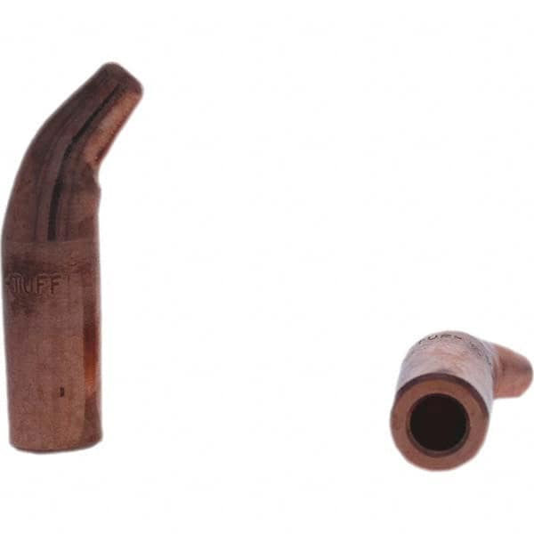 Tuffaloy - Spot Welder Tips For Use With: 5RW Electrode Holder Type: Single Bend Tip A Nose (Pointed) - Americas Tooling