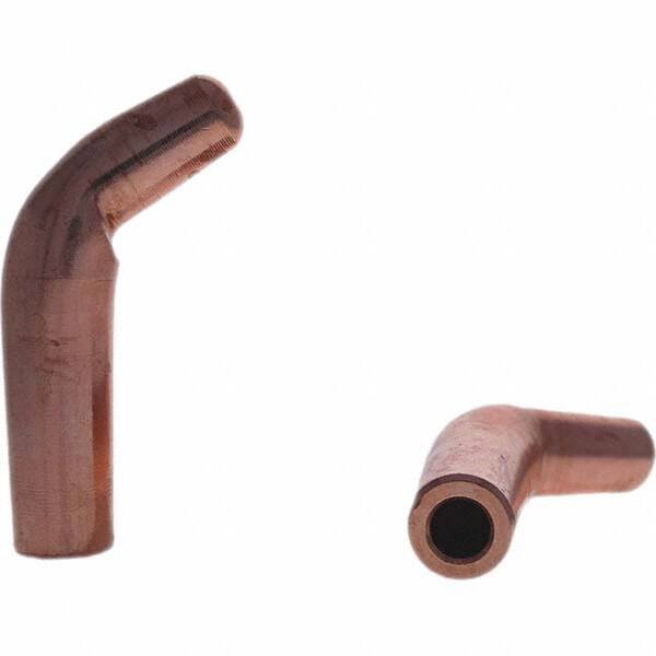 Tuffaloy - Spot Welder Tips For Use With: 5RW Electrode Holder Type: Single Bend Tip A Nose (Pointed) - Americas Tooling