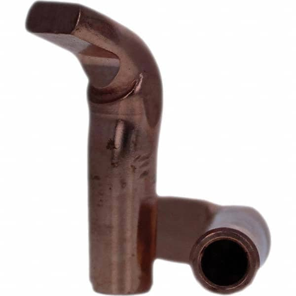 Tuffaloy - Spot Welder Tips For Use With: 5RW Electrode Holder Type: Single Bend Tip Spade Nose - Americas Tooling