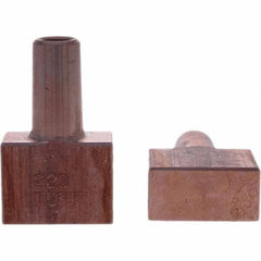 Tuffaloy - Spot Welder Tips For Use With: 5RW Electrode Holder Type: Backup Electrode Rectangular Face - Americas Tooling