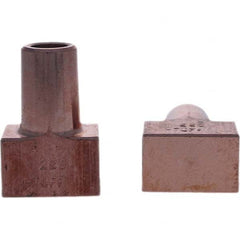 Tuffaloy - Spot Welder Tips For Use With: 5RW Electrode Holder Type: Backup Electrode Rectangular Face - Americas Tooling