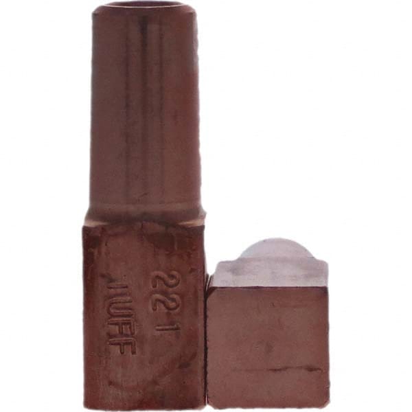 Tuffaloy - Spot Welder Tips For Use With: 5RW Electrode Holder Type: Backup Electrode Rectangular Face - Americas Tooling